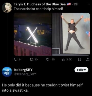 he only did it because he couldnt twist himself into a swastika.jpeg