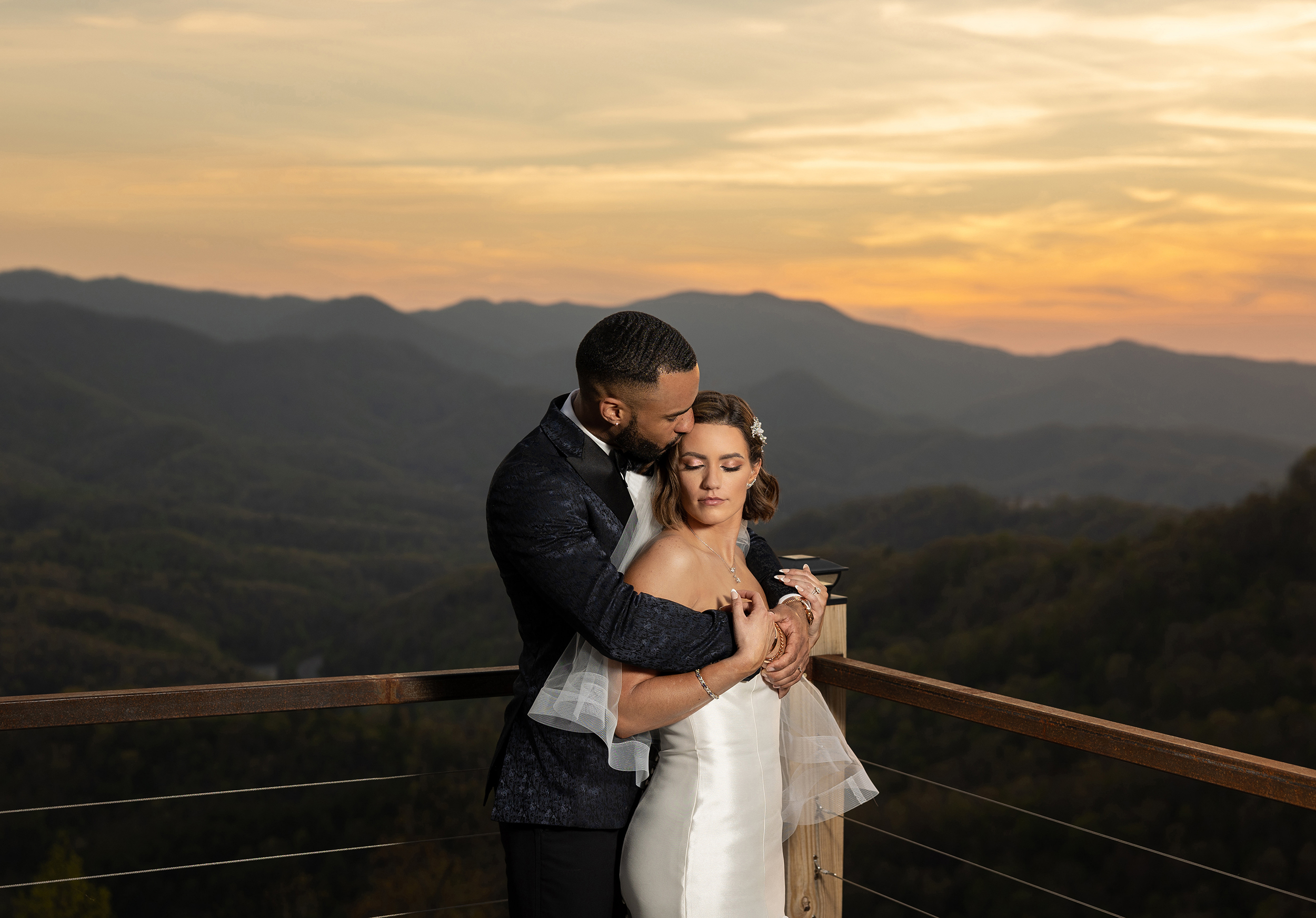 couple at sunset