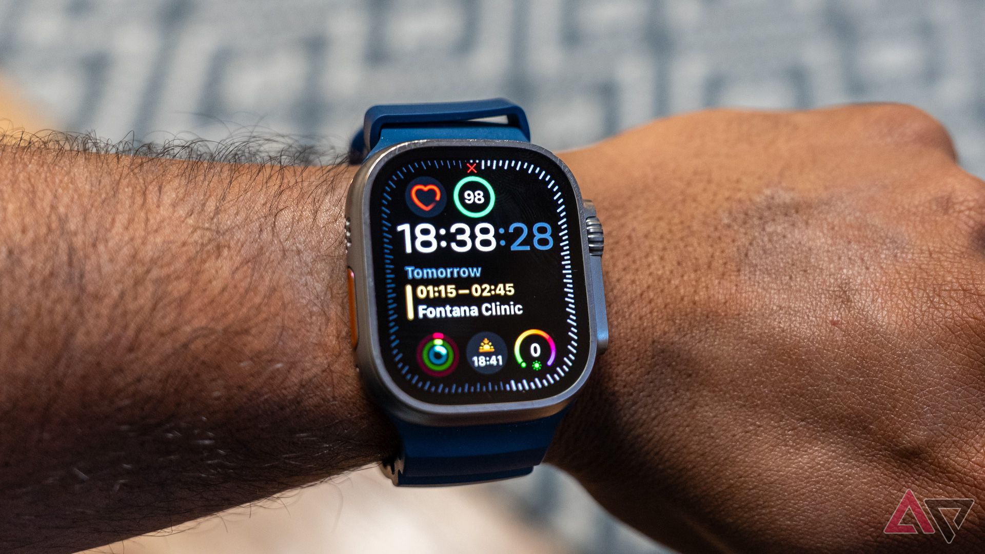 Apple Watch Ultra 2 display hero on wrist