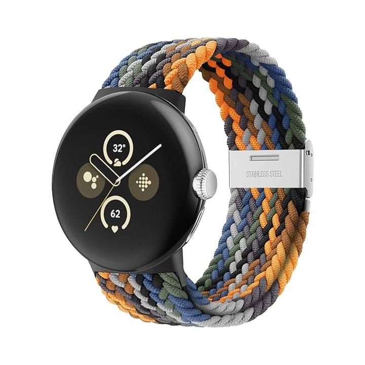 A render of the BandRain Braided band for the Pixel Watch and Watch 2