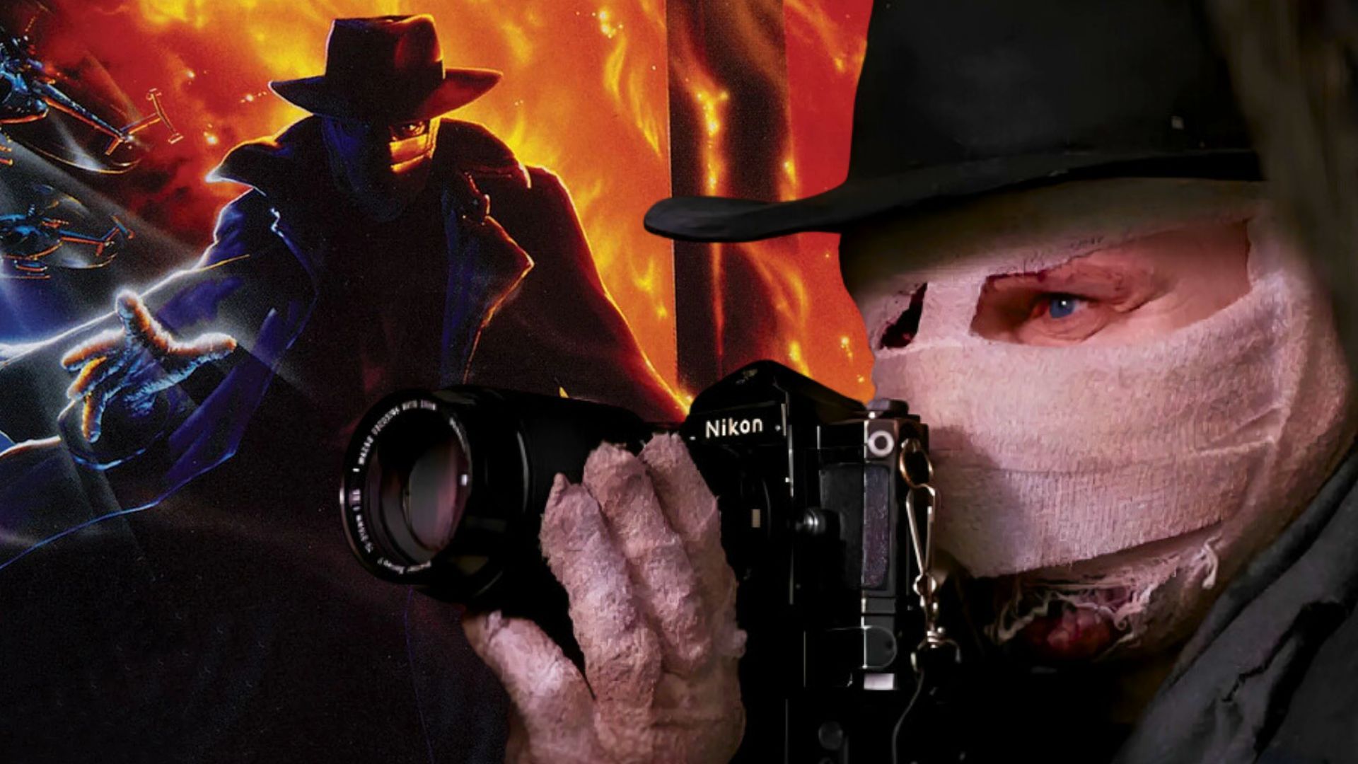 An edited image of Darkman