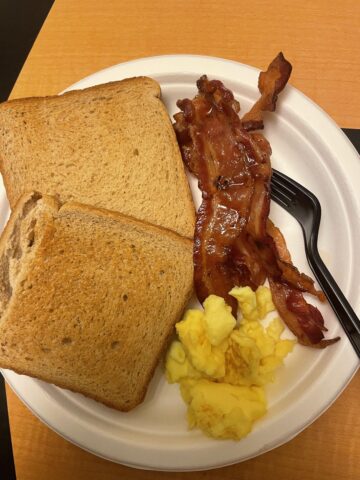 hotel breakfast bar only had 3 items.jpeg