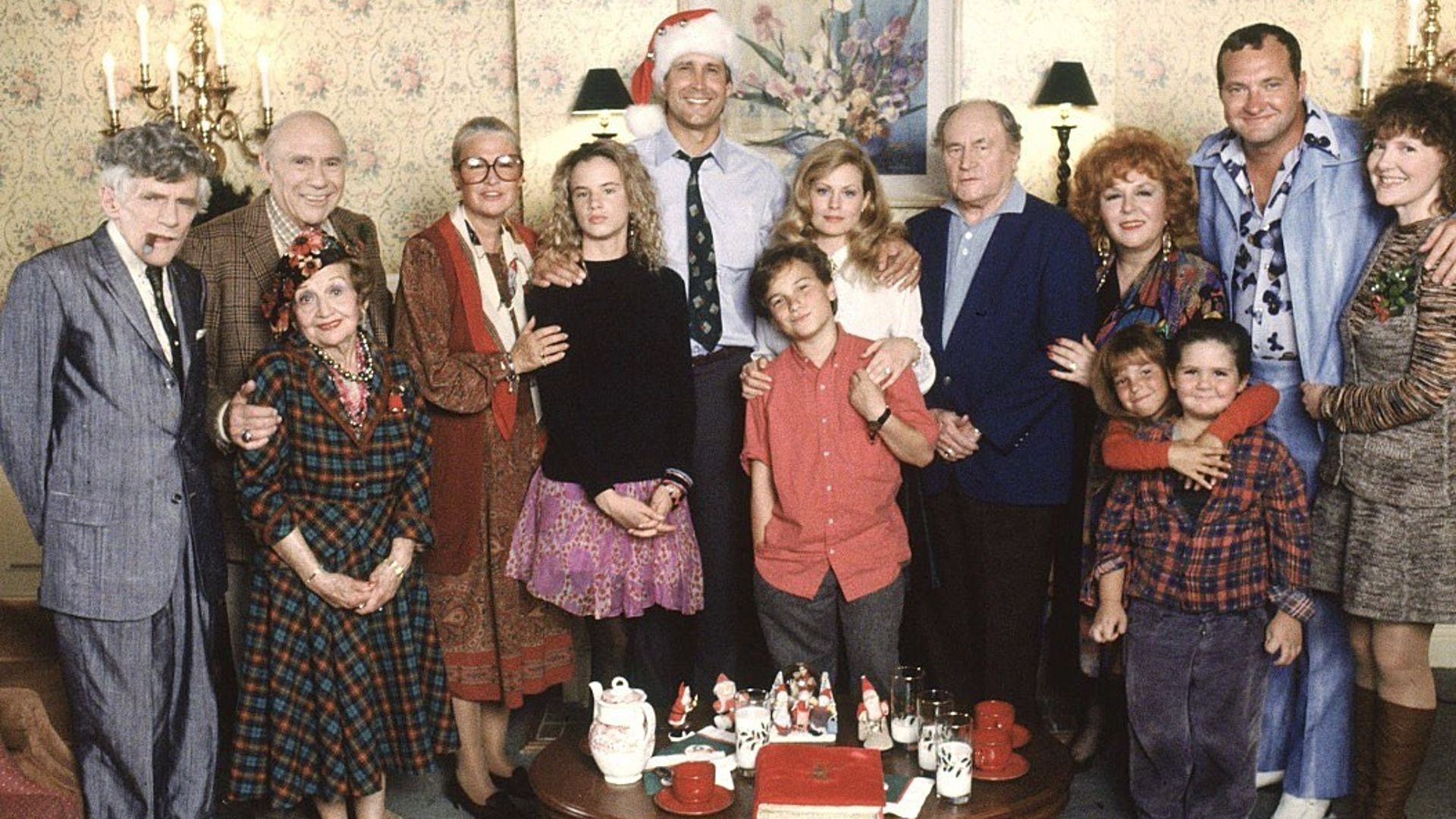 The Christmas Vacation Cast poses together