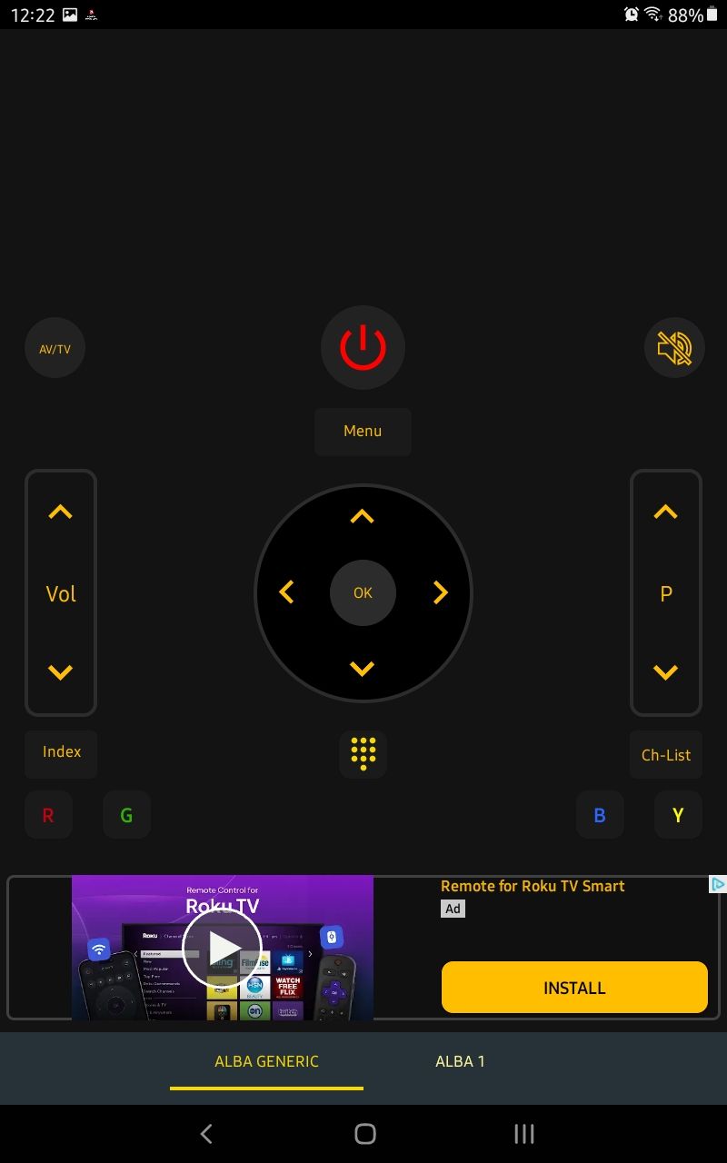 codematics universal tv remote control ui