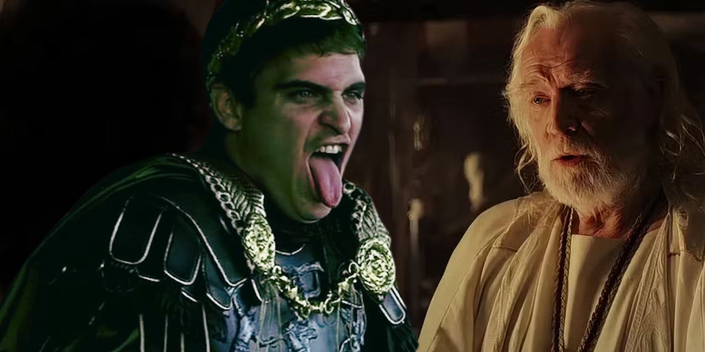 Joaquin Phoenix as Commodus in Gladiator 