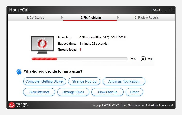 trend micro housecall online antivirus scanner