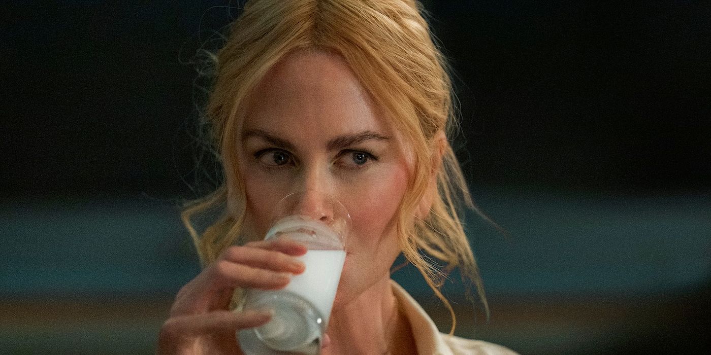 Nicole Kidman drinks milk in 'Babygirl'