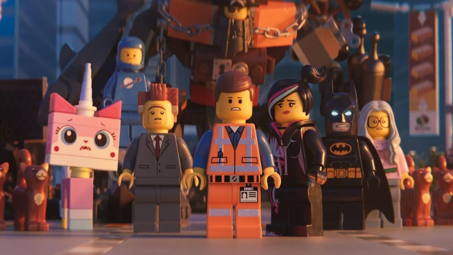 The main characters in The Lego Movie 2: The Second Part