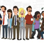 parks and rec x bobs burgers by simon chong.jpeg