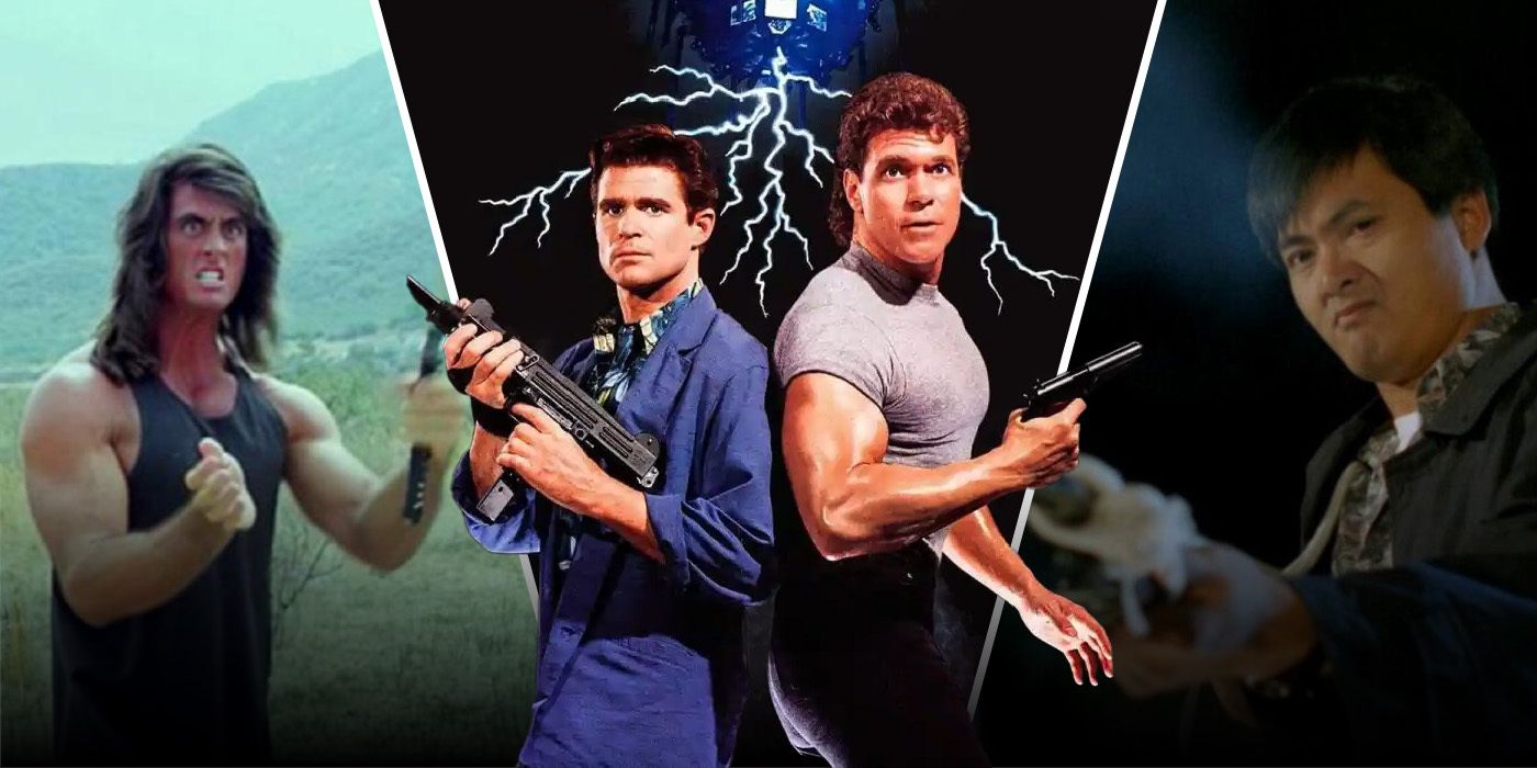 Mathew Karedas from Samurai Cop, Joe Piscopo and Treat Williams from Dead Heat, Chow Yun Fat from Tiger On Beat