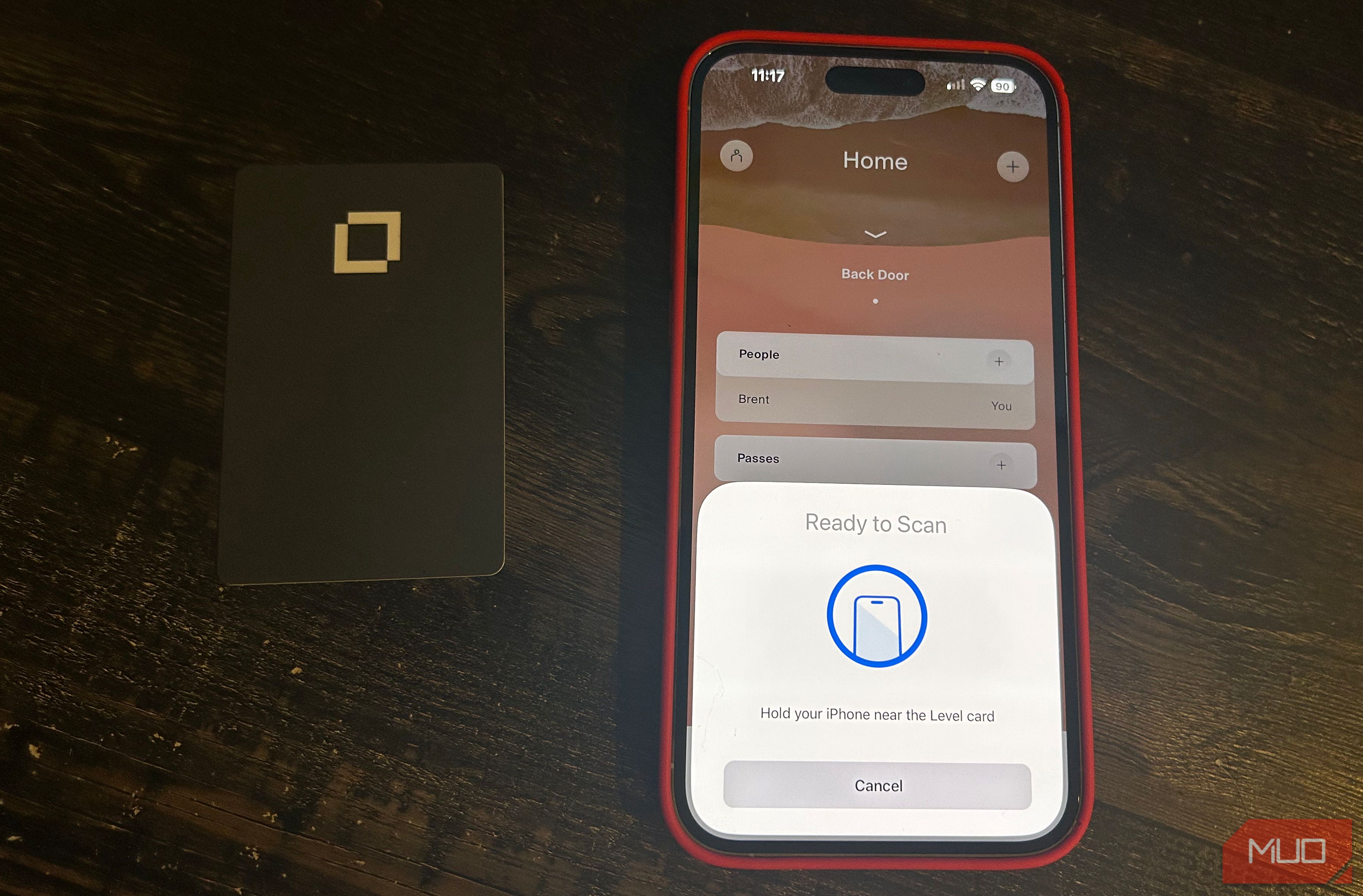 level lock nfc cards