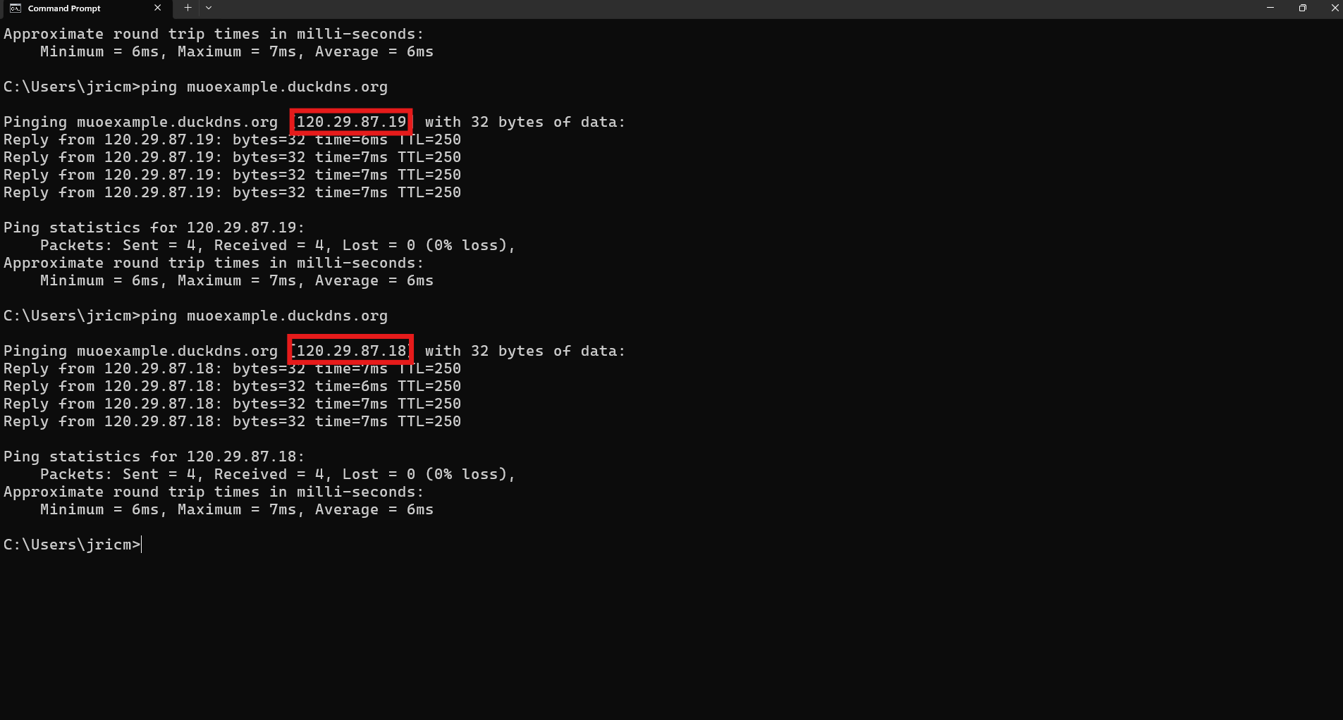 DuckDNS DDS is working