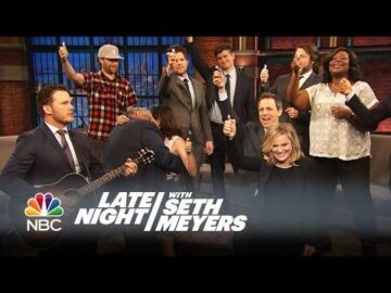i think its been about eight years since anyone has posted the video of the casts infamous performance on seth meyers please enjoy.jpeg