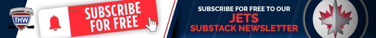 SUBSCRIBE FOR FREE TO OUR WINNIPEG JETS SUBSTACK NEWSLETTER