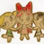 the first drawing of the powerpuff girls by craig mccracken 1991.jpeg