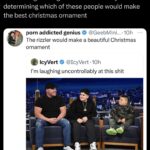 reverse engineering who the rizzler is by determining which of these people would make the best christmas ornament.jpeg