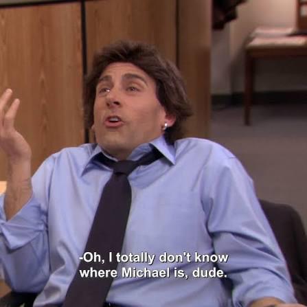 always found it hilarious how despite having seen jim every day ever this is how michael imagines jim in his head.jpeg