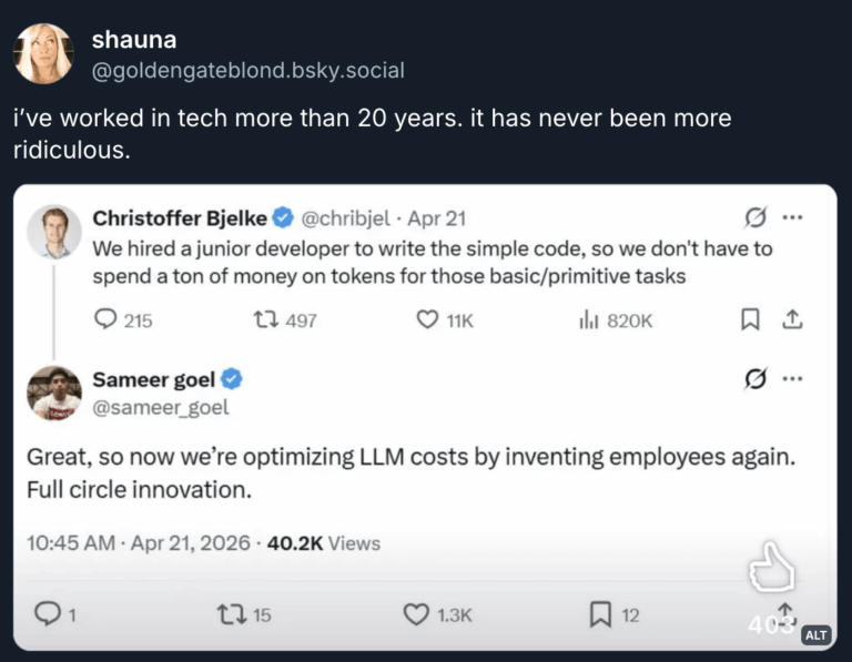 great so now were optimising llm costs by inventing employees again.png
