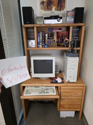 my desk many have claimed it is their desk or not real but it is my desk and it is glorious.jpeg