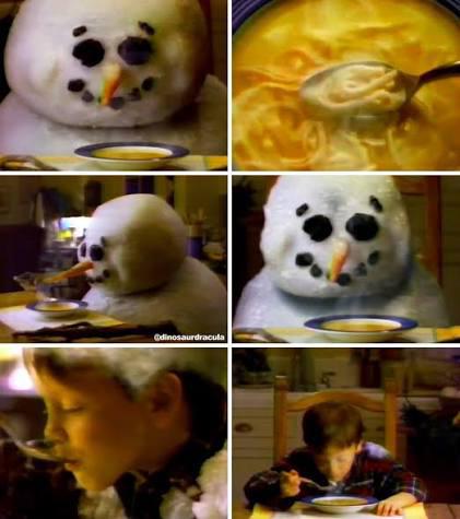 33 years later and the iconic campbell soup snowman kid commercial is still aired frequently and remains a favorite classic.jpeg