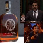 aziz ansari played tom haverford who created his own bottles of liquor called snake juice on snl aziz plays kash patel who did this in real life this is because we dont live in real life.jpeg
