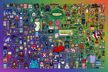 born in 83 posting an updated illustration from 4 years ago of the stuff that shaped my life in the 80s and 90s.jpeg