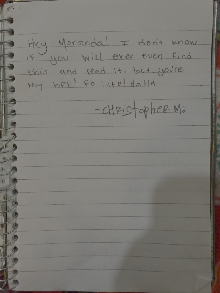 i wrote a message in my friends notebook in 10th grade she just found it were 35.png
