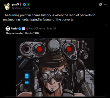 the turning point in anime history is when the ratio of perverts to engineering nerds tipped in favour of the perverts.png