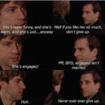 michael knew where pams heart was otherwise he tells jim to stand down.jpeg