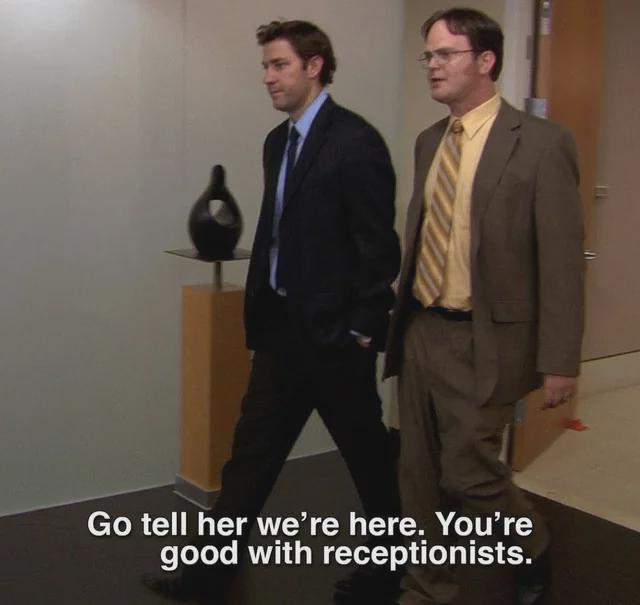 whats your favorite instance of laughing with dwight as opposed to at him.jpeg